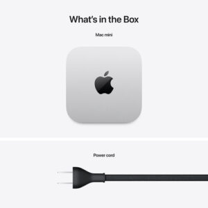 Apple – Mac Mini Desktop – M4 PRO (ACTIVE) – 24GB Memory – 512GB SSD (Latest Model) – Silver #MCX44