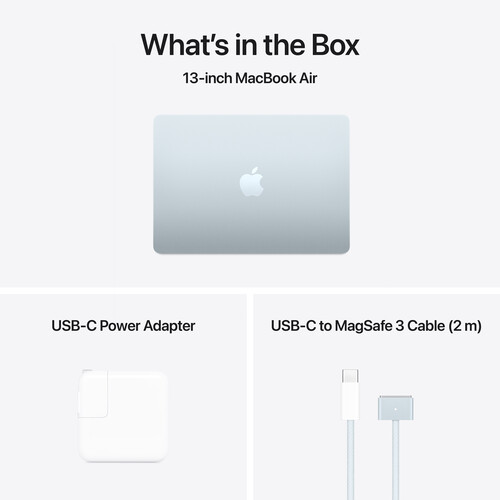 Apple – MacBook Air 13.6″ Laptop – M4 Chip – 16GB Memory -1TB – (Latest Model) – Sky Blue #Z1H8000QT